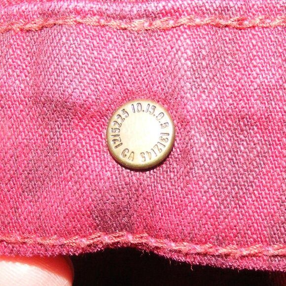 CURRENT/ELLIOT Jeans, 26, Stiletto/Ankle, Leopard, Blood/Red, Low Rise - Picture 8 of 13